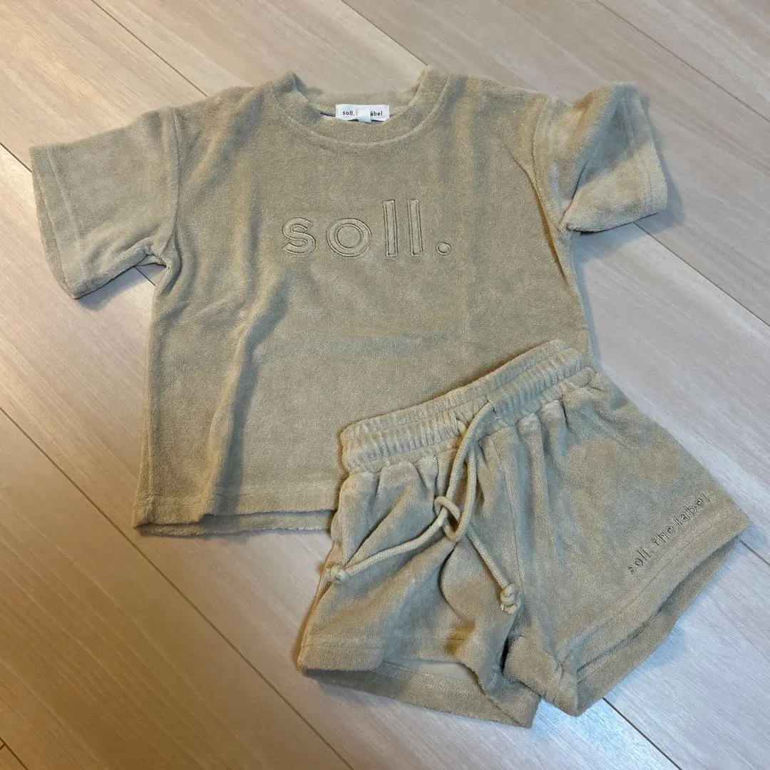 soll. the label charcoal セットアップ サイズ2 soll. the label charcoal セットアップ サイズ2