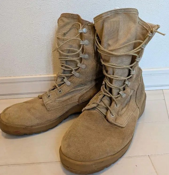 米軍実物 Belleville デザートコンバットブーツ USA 製 米軍実物 Belleville デザート ブーツ ゴアテックス 11R ARMY