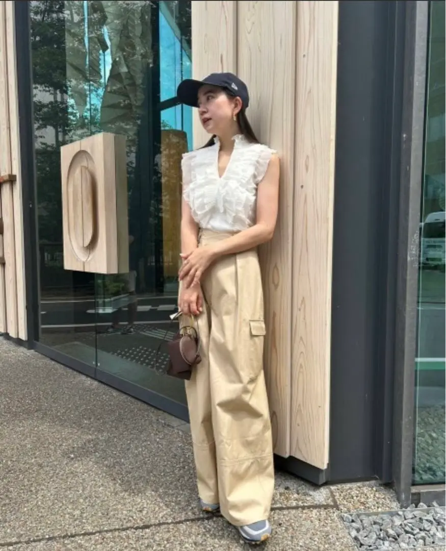 あ✨️【美品】SNIDEL スナイデル バリエカーゴパンツ ベージュ Amazon | [スナイデル] バリエカーゴパンツ SWFP234233