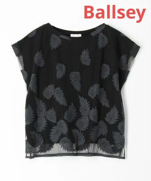 Ballsey トゥモローランド チュールエンブロイダリー 美品☆Ballseyチュールエンブロイダリー レースショート