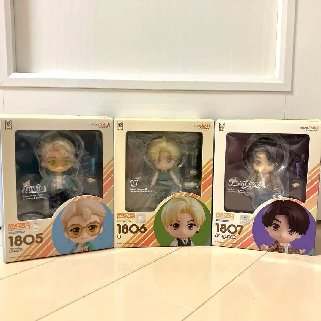 ねんどろいど　BTS　タイニータン　ジョングク　ジミン　テヒョン Ｖ　3個セット ねんどろいど TinyTAN予約受付開始！ | BTS123 【防弾少年団情報