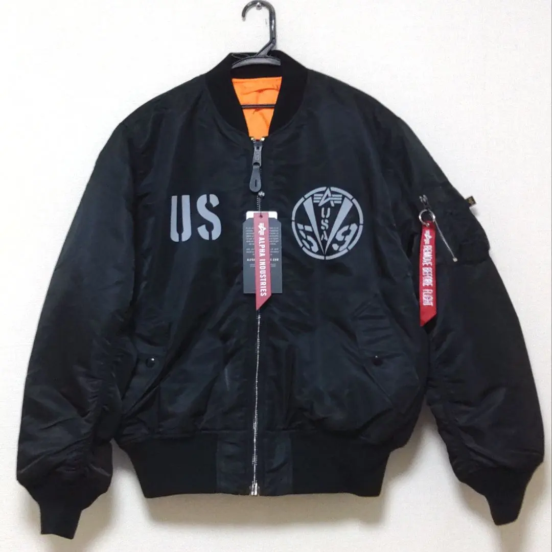 【限定モデル】ALPHA industries MA-1 星条旗 Lリボン ALPHA INDUSTRIES MA-1 JAPAN SOUVENIR EAGLE REVERSIBLE BOMBER