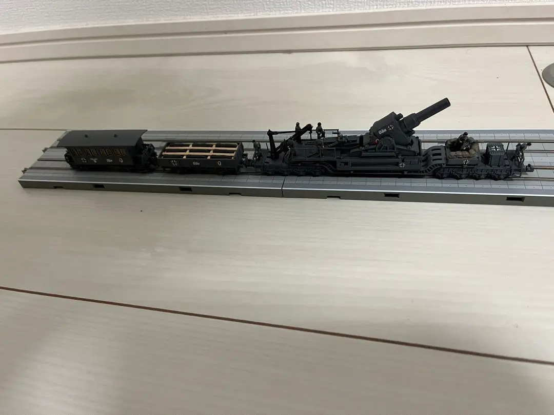 Nゲージ　列車砲　装甲列車　セット売り 鉄道模型（軍用）