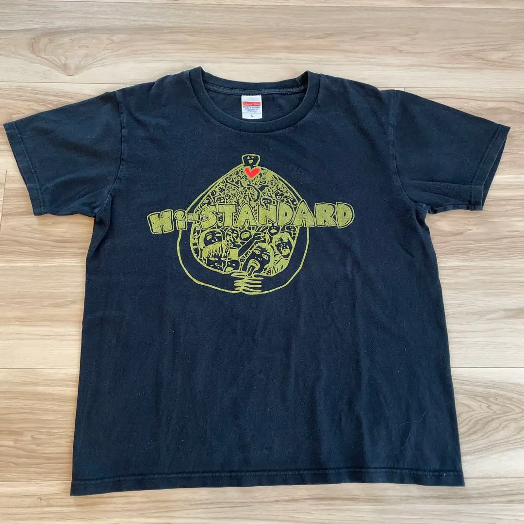 ハイスタンダード Hi-STANDARD Tシャツ STAY GOLD ステイ Hi-STANDARD STAY GOLD Tシャツ ホワイト サイズM
