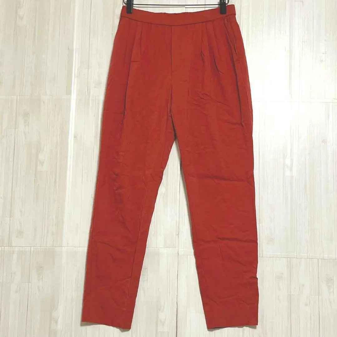 Thumbnail of INDIVI Tapered Pants, Elastic Waist, Dusty Red, Size 38 / M