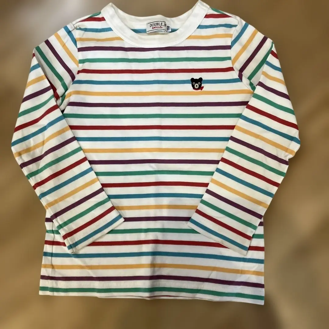 Thumbnail of DOUBLE.B ★ Striped Long Sleeve Cut-and-Sewn Shirt ★ 110