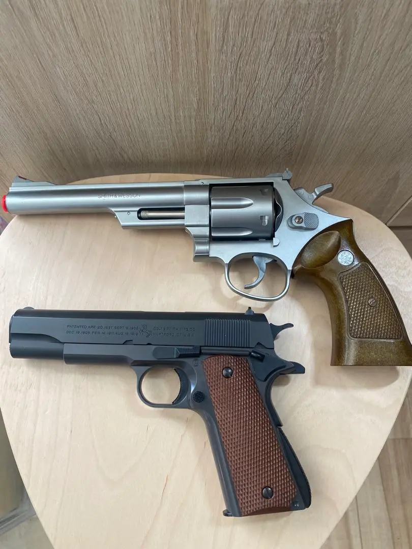 ASGK 刻印　SMITH＆WESSON 44MAGNUM モデルガン【レトロ】 若者に人気のブランド ASGK 刻印 SMITH＆WESSON 44MAGNUM モデル