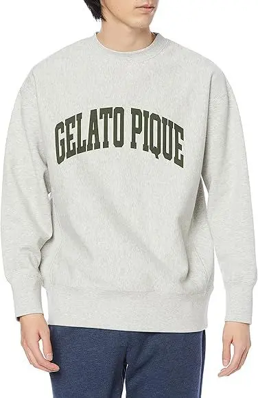 新品レアgelato pique ロゴスウェットドレス　ブラウン 2025年最新】gelato pique メンズ トレーナー・スウェットの人気