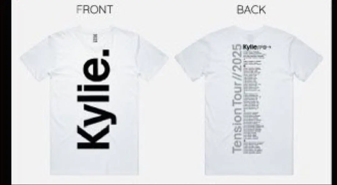 カイリーミノーグ　Tension Tour 2025 公式Tシャツ　Lサイズ $_57.PNG?set_id=880000500F