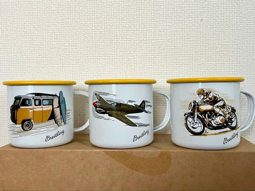 【新品】ブライトリング　ノベルティ　マグカップ BREITLING (ブライトリング) ノベルティマグカップ 3Pセット