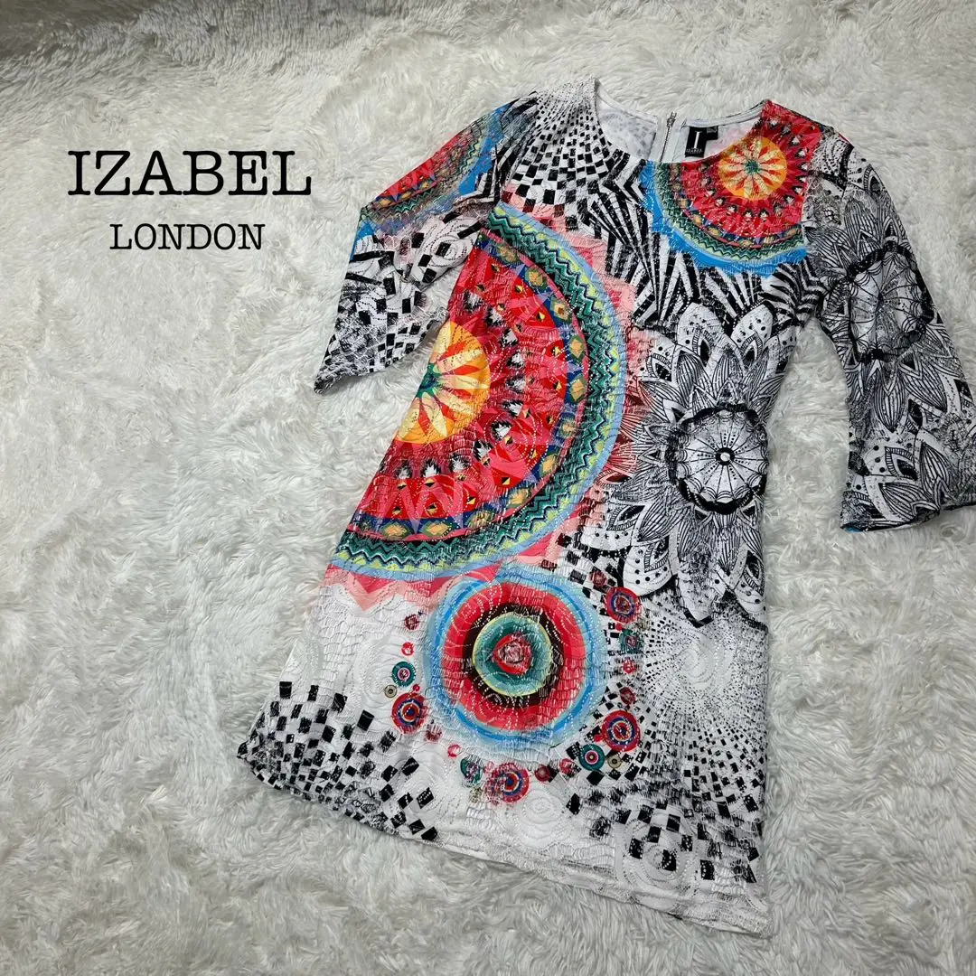 IZABEL LONDON イザベルロンドン　マルチカラー　総レース　ワンピース 2025年最新】イザベルロンドンの人気アイテム - メルカリ