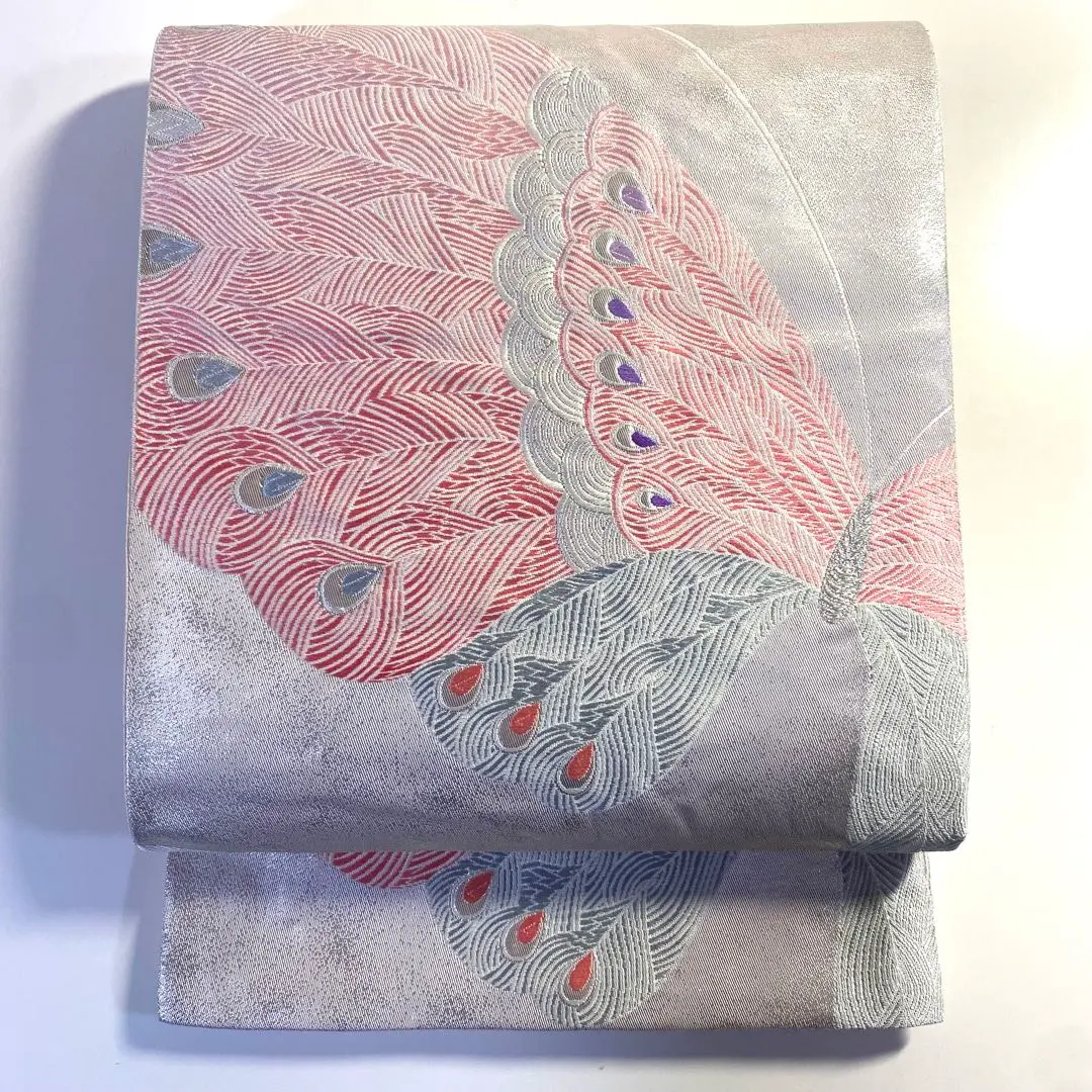 袋帯 正絹 三松 キモノッシモ 矢羽 六通 U-3572 袋帯 正絹 三松 キモノッシモ 矢羽 六通 U-3572