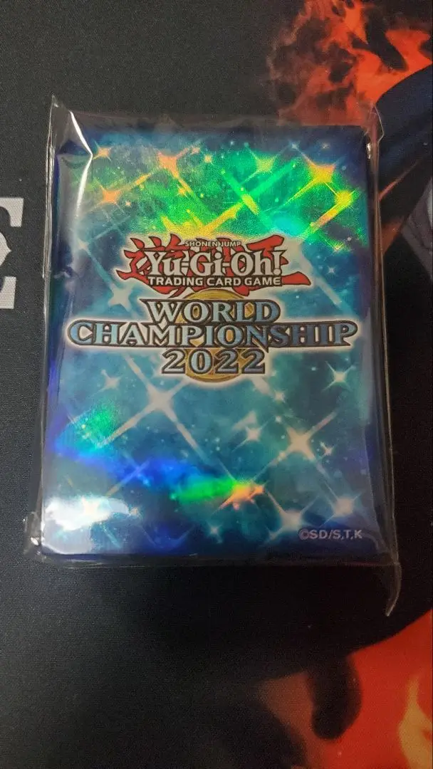 状態A-〕スリーブ『WCQ2022黒』100枚入り【-】{-}《スリーブ》