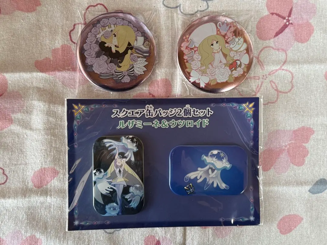 ポケモン アローラ地方 缶バッジコレクション リーリエ グラジオ ルザミーネ ポケモン リーリエ 缶バッジコレクション ～アローラ編～B | K
