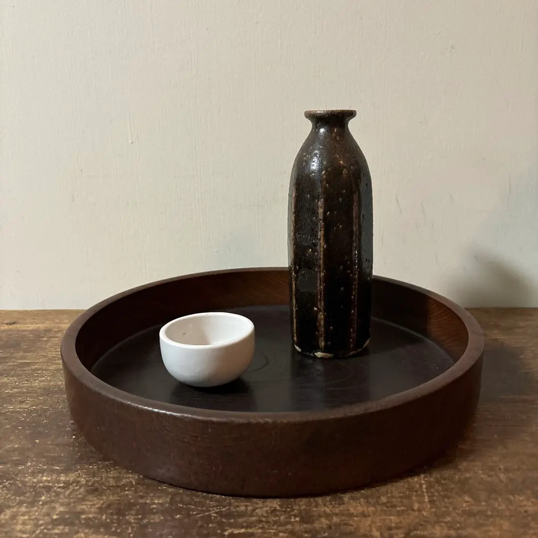 花器 李朝 扁壺 黒高麗 花入 漆塗 茶道 茶道具 華道 陶磁器 骨董 古美術 黒高麗壷 信楽 伊賀焼 古道具 古備前 李朝 骨董 花入 花器 古