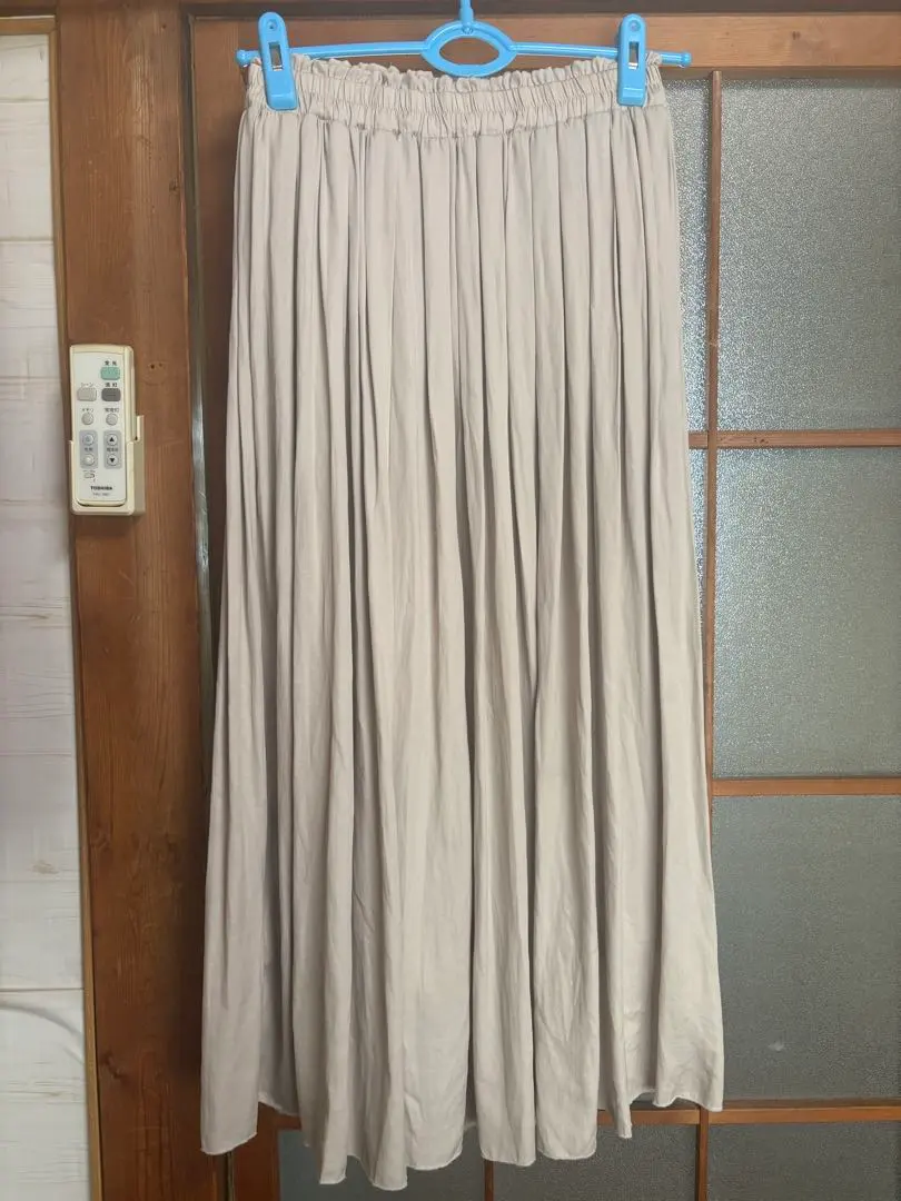 Thumbnail of Pleated skirt, long skirt