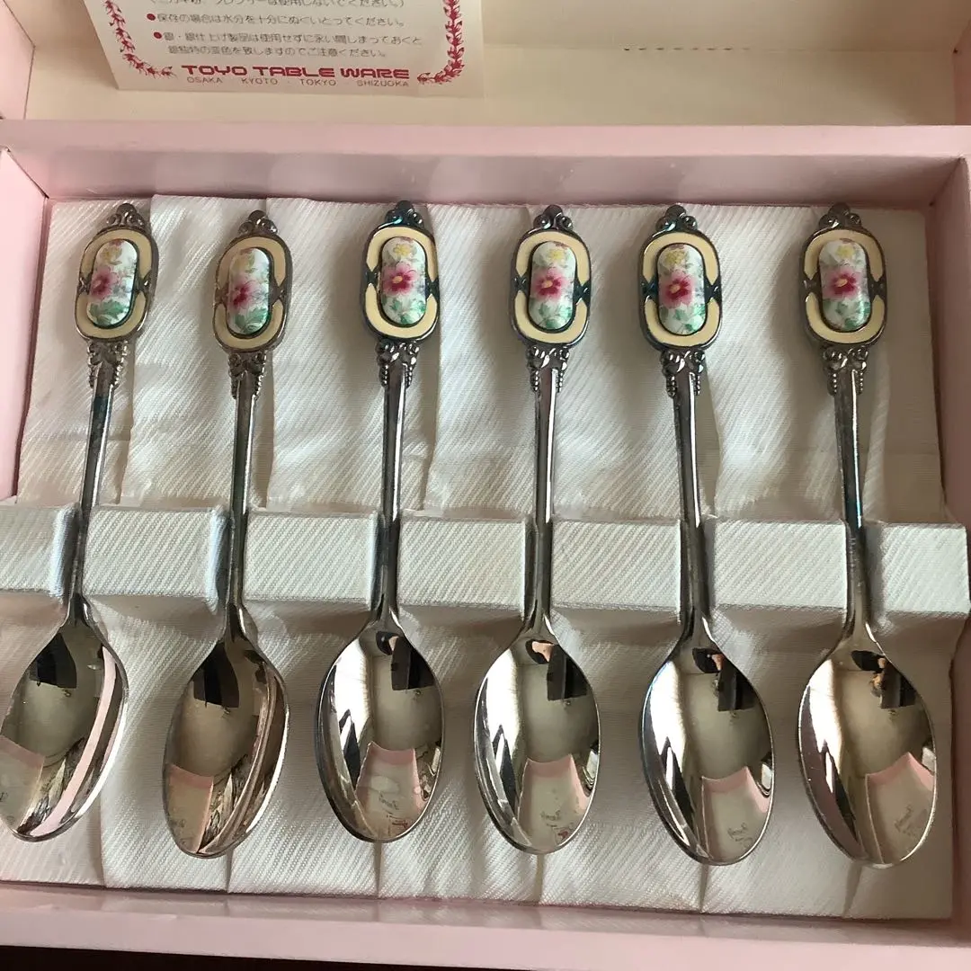 ⭐️Ela DENMARK 七宝焼き スプーン 6本セット STERLING925 楽天市場】七宝 スプーンの通販