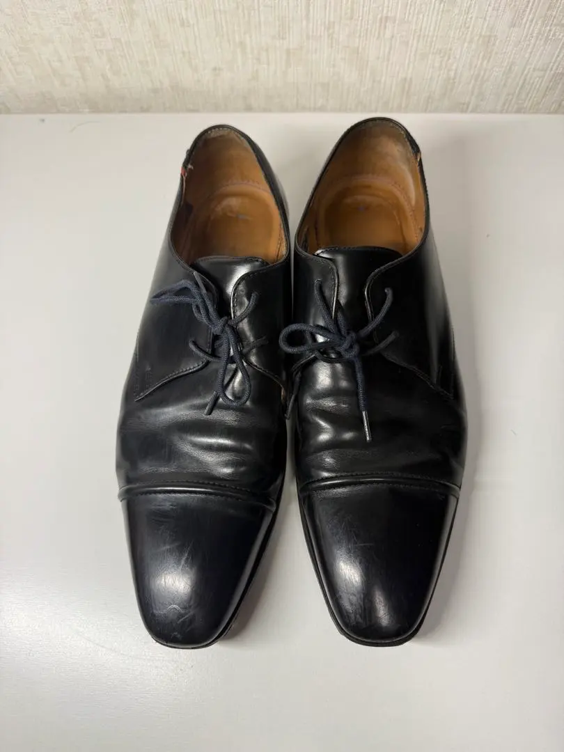 Thumbnail of Paul Smith Black Leather Dress Shoes, Straight Tip