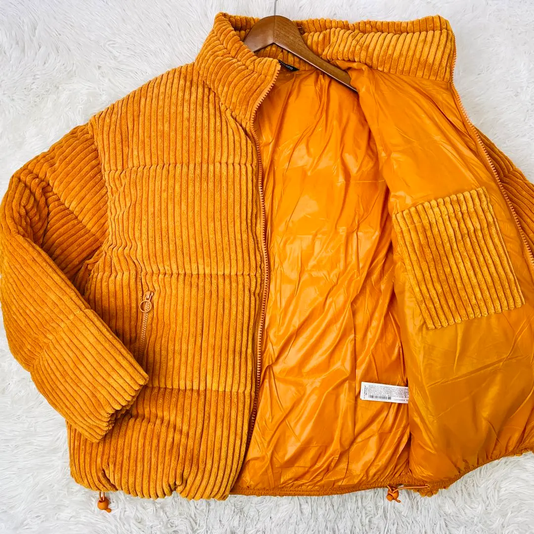 ZARA コーデュロイ襟　パフジャケット ZARA コーデュロイ襟 パフジャケット ダウン - メルカリ