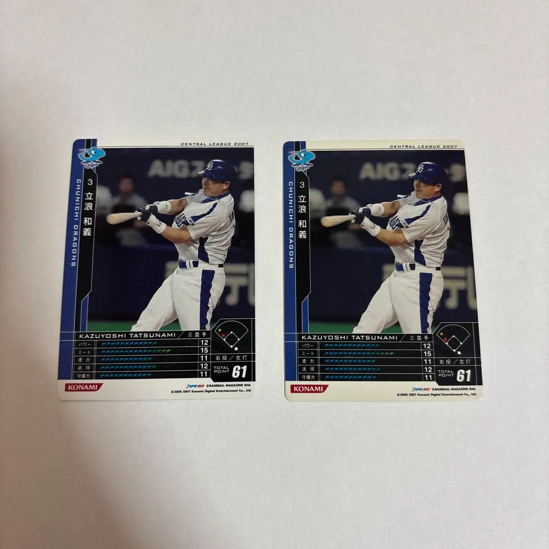 Thumbnail of Kazuyoshi Tatsunami Professional Baseball Card 2023 Chunichi Dragons