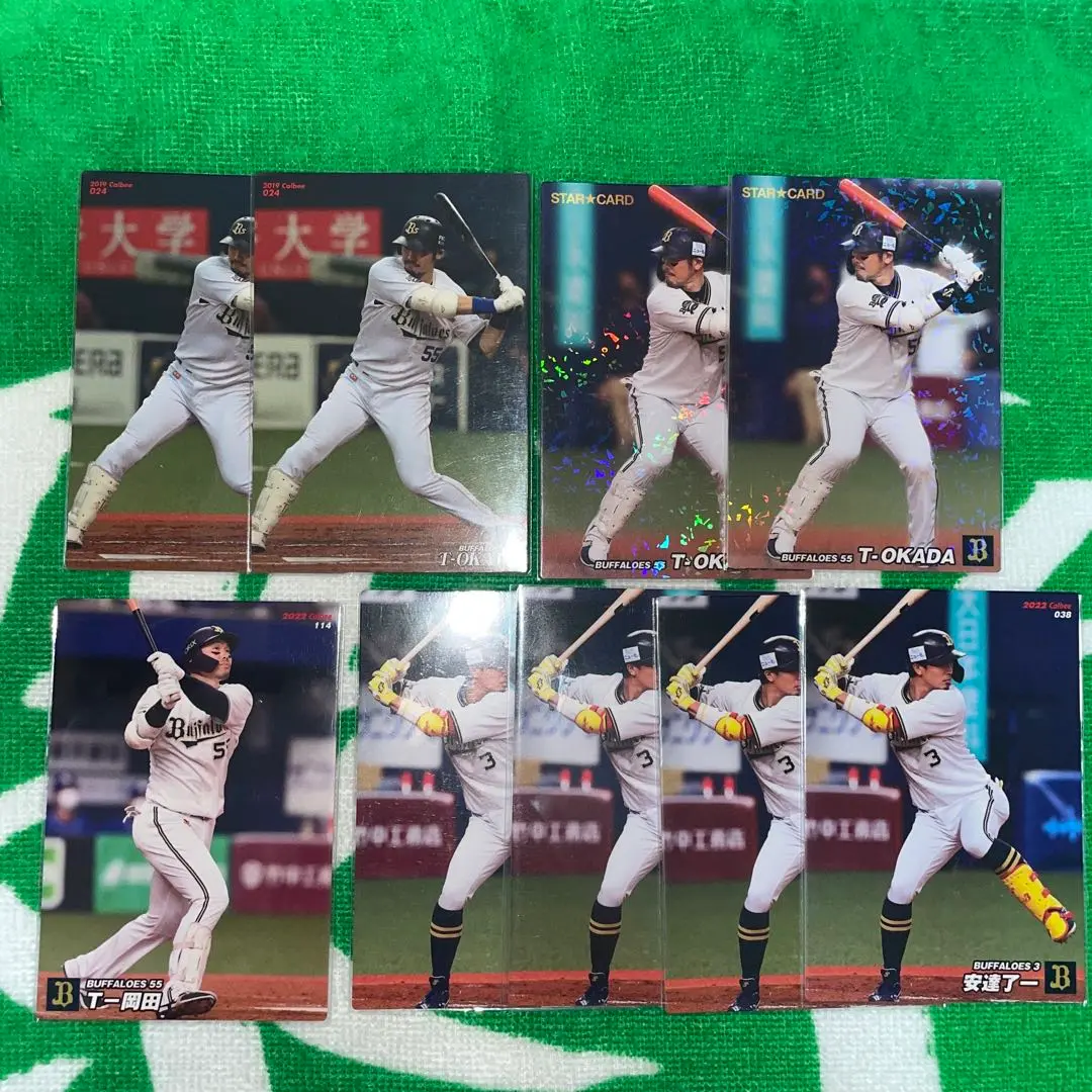 安達了一    オリックスバファローズ選手カードコンプリートセット2019 オリックス・バファローズ 安達了一 T岡田 - メルカリ