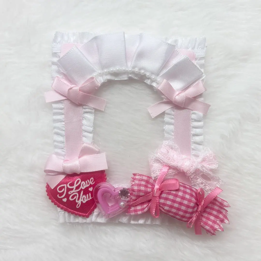 Thumbnail of RD54♡ Hard Case Trading Card Case Lace Deco Mass Production Style Ribbon Candy