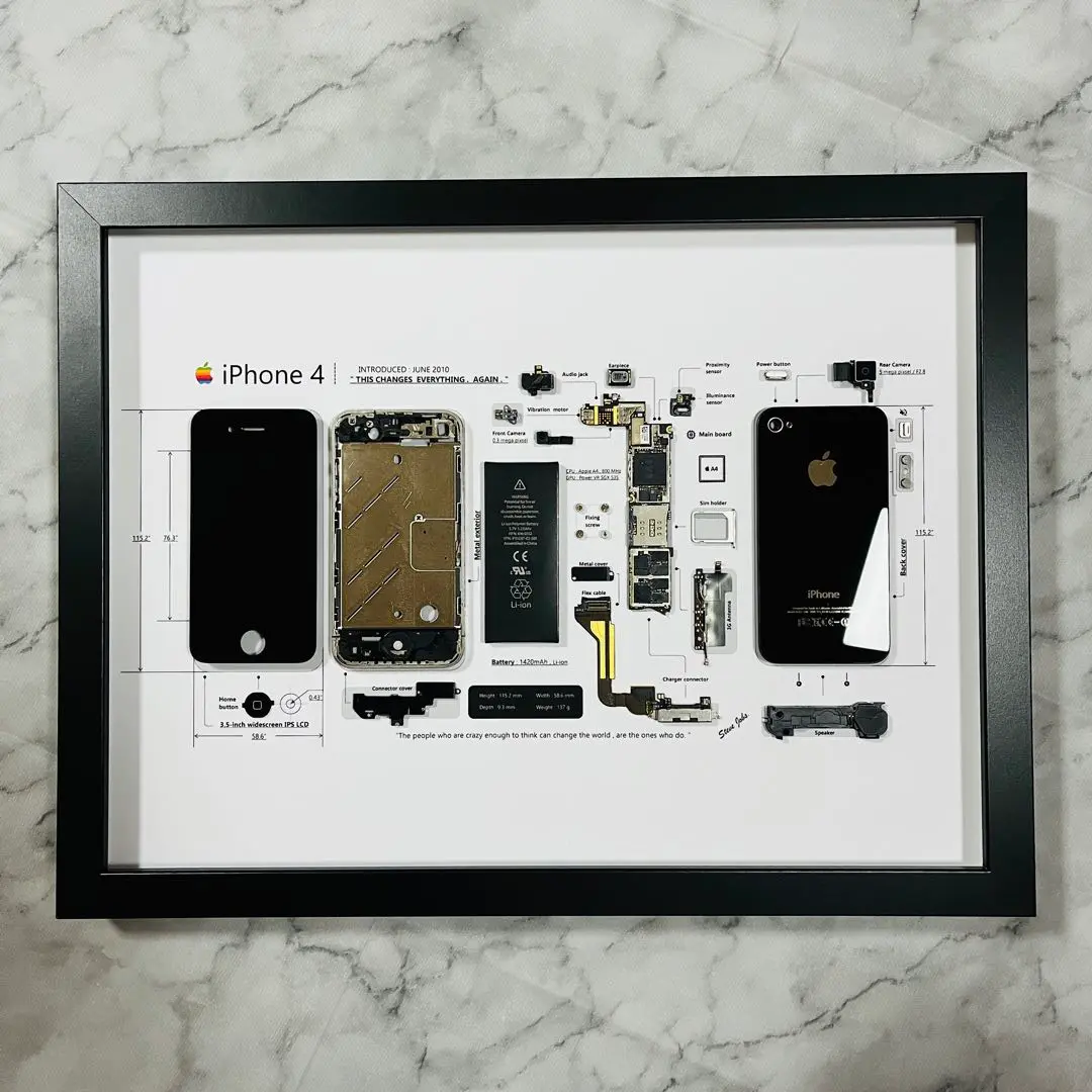 iPhone 5 White標本アートBlack Edition iPhone 5 White標本アートBlack Edition