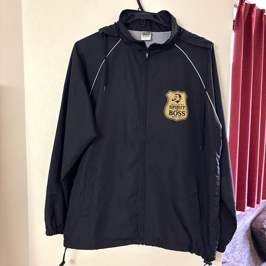 非売品❗️サントリー BOSS ボスジャン シャカシャカ ナイロン スタジャン 非売品 BOSS ジャンパー ボスジャン スタジャン リバーシブル