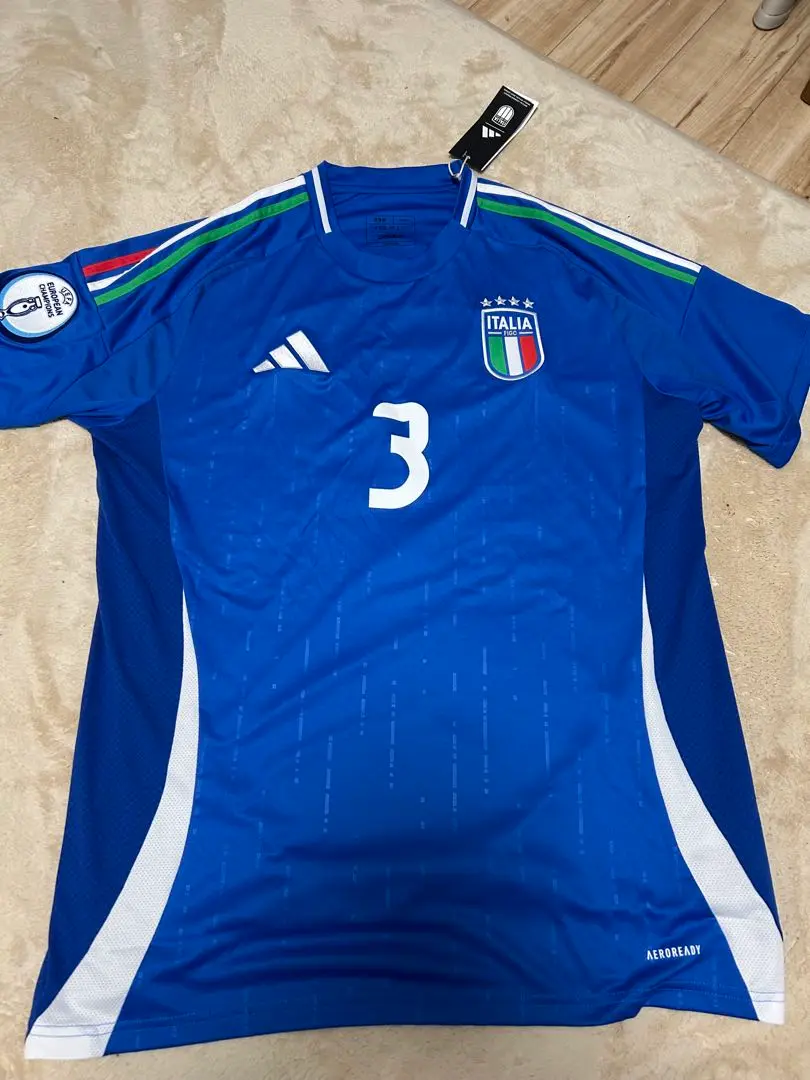 【正規品】新品　Euro2020 イタリア代表　ユニフォーム　フルパッチ 受注販売】PUMA 21-22 イタリア代表H EURO2020パッチセット