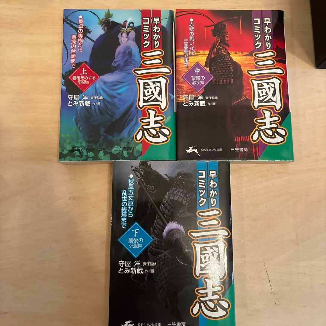 Thumbnail of Easy-to-Understand Comic: Romance of the Three Kingdoms, Volumes 1-3 (Complete Set)