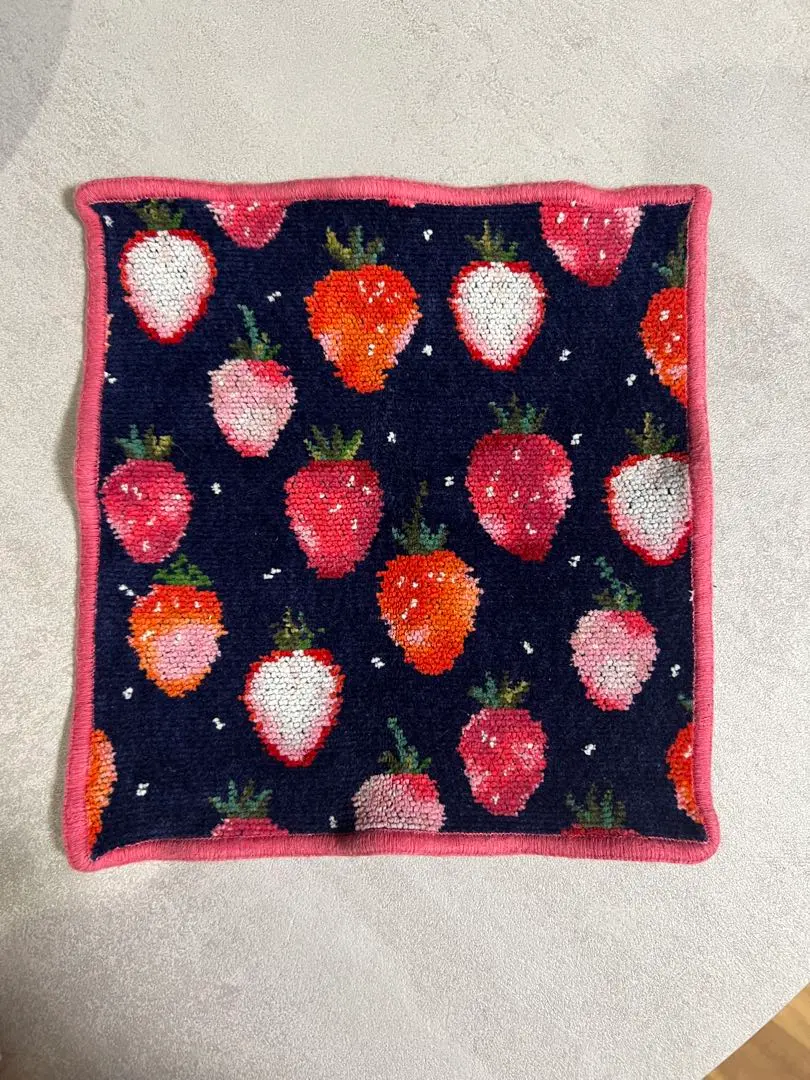 Thumbnail of FEILER Strawberry Pattern Handkerchief