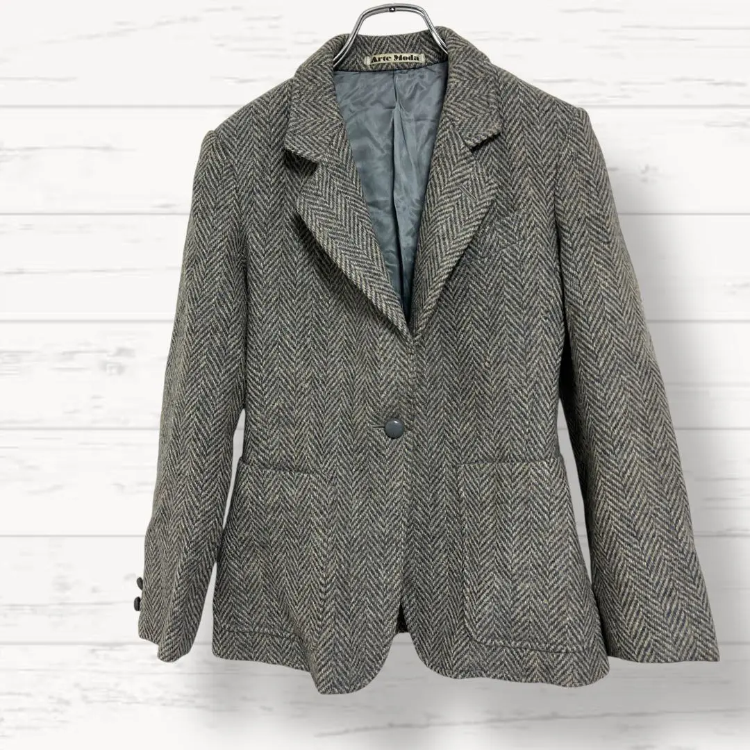 Thumbnail of 【Arte Moda】Jacket, Gray, Wool/Cupro Blend, Made in Japan, Clean Look, 3201