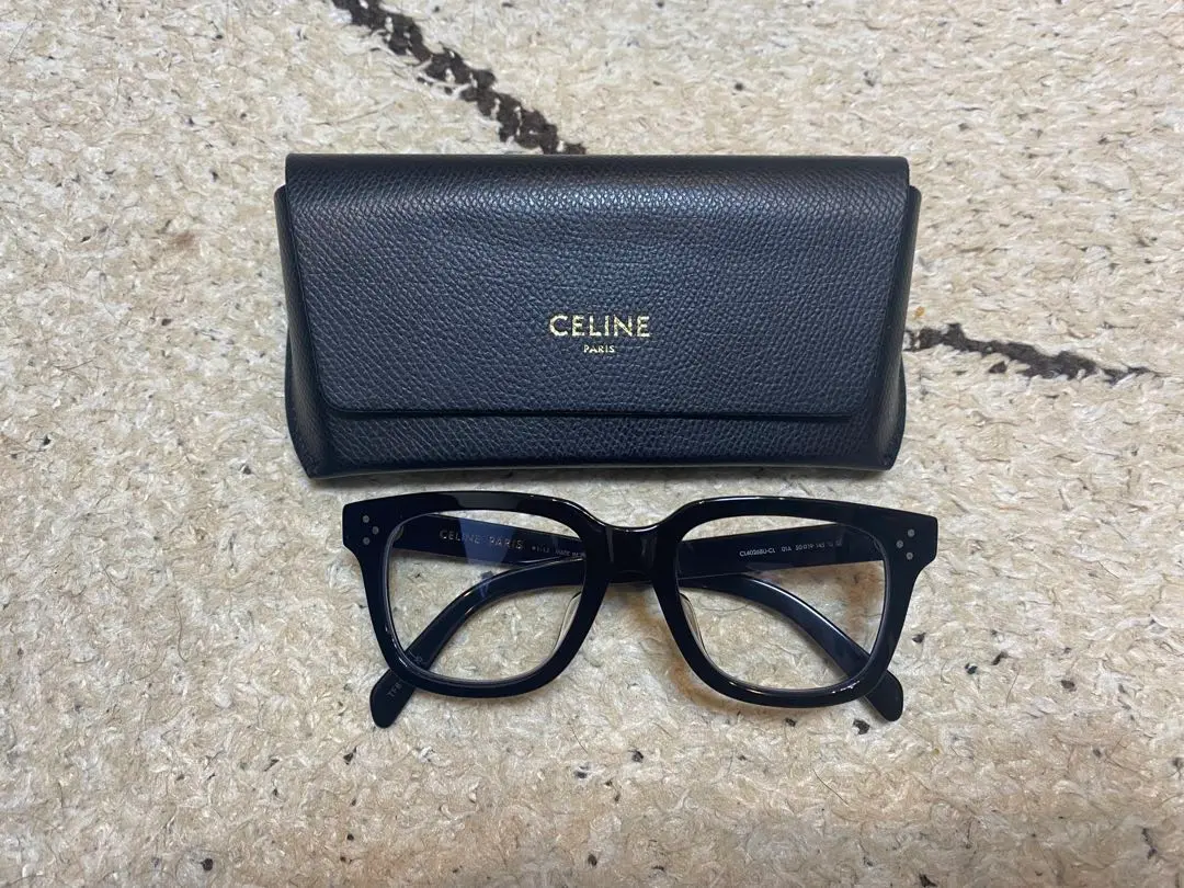 CELINE モノクローム 05サングラス / ブラック　セリーヌ CELINE/セリーヌ】 BLACK SUNGLASS（サングラス）｜L