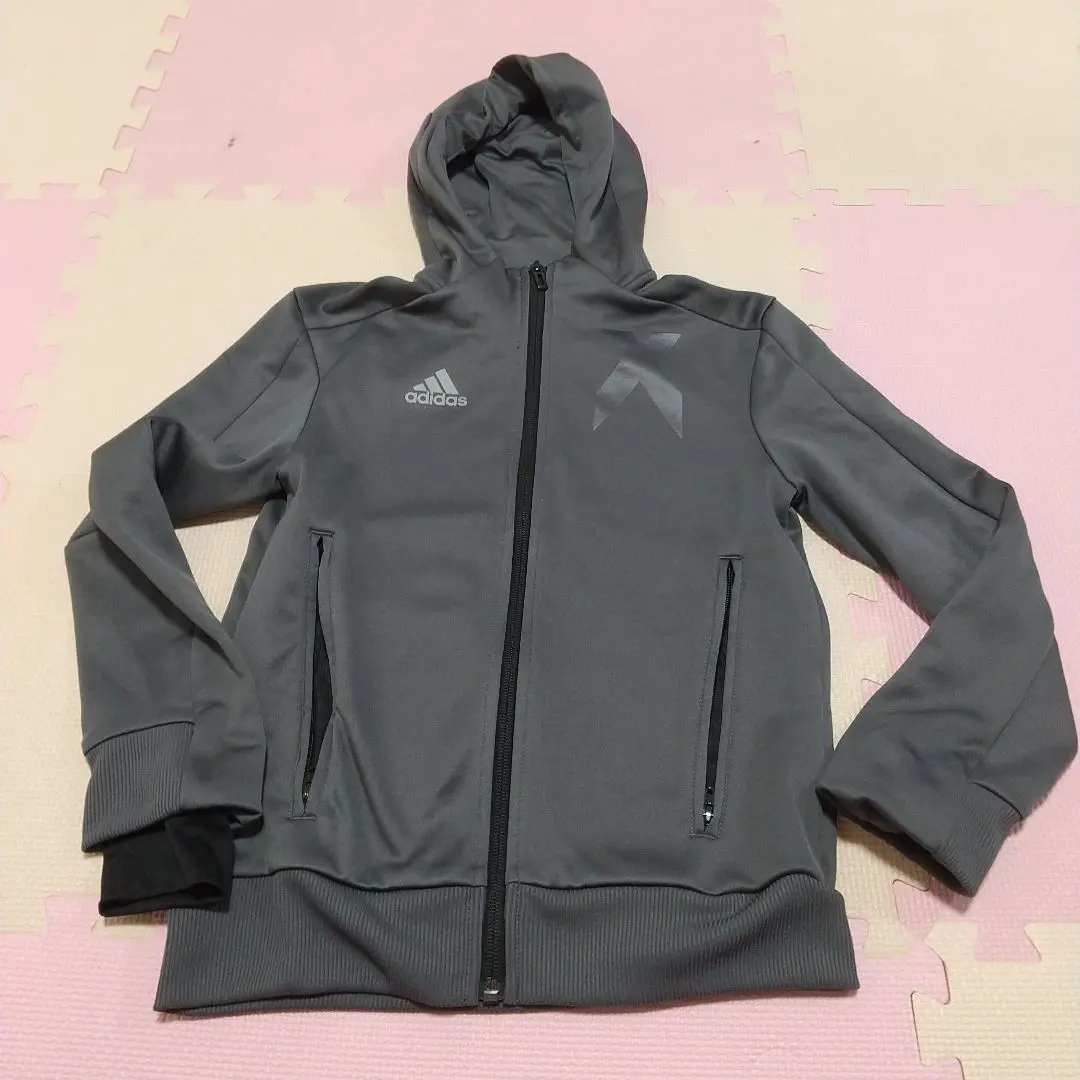 Thumbnail of Adidas Jersey Hoodie Gray 130 Slim Fit