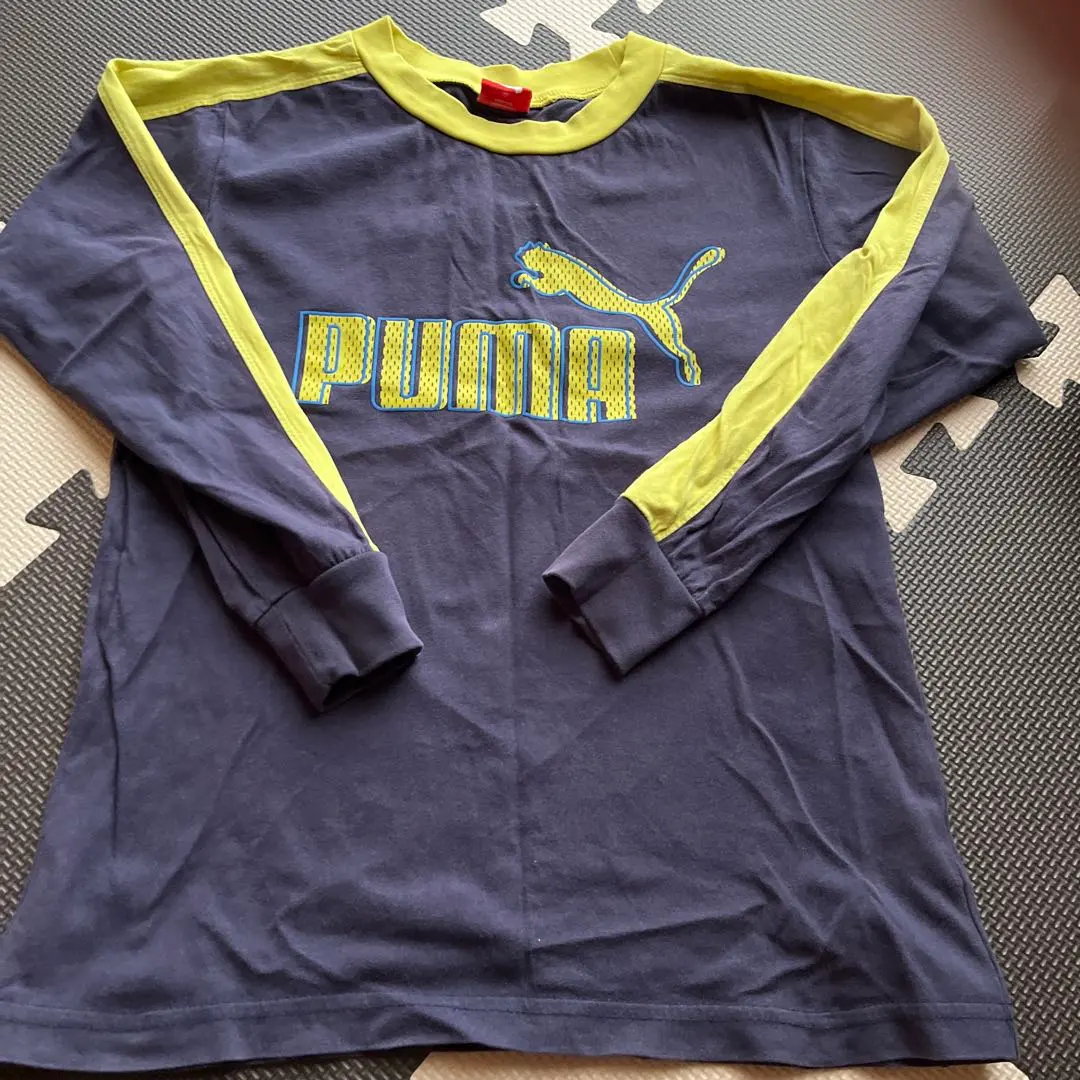 彪馬 長袖襯衫 長T 藏青色 130 的縮圖