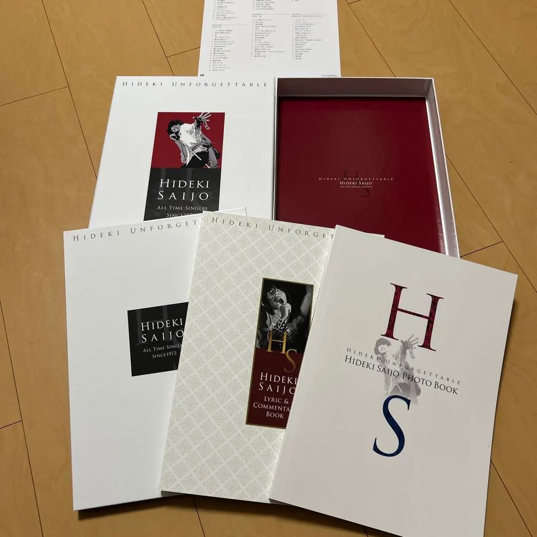 【即購入ok!!】西城秀樹 オールタイムシングルコレクション 完全限定生産BOX HIDEKI UNFORGETTABLE-HIDEKI SAIJO ALL TIME SINGLES SINCE1972