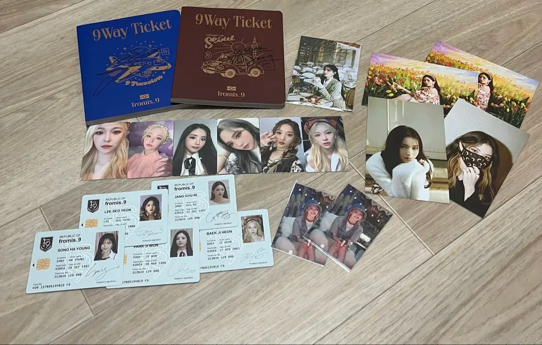 fromis_9 ジホン サインチェキ 直筆