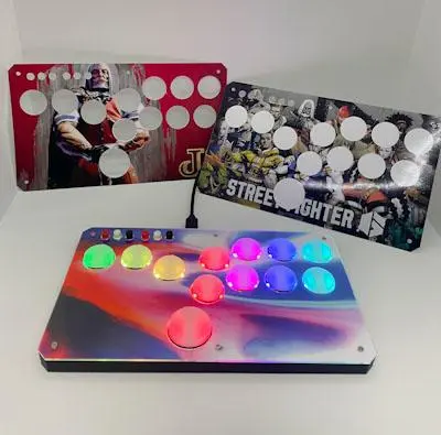 レバーレス　アケコン　自作パーツ　最終値下げ レバーレスアケコン用 自作キット hitbox