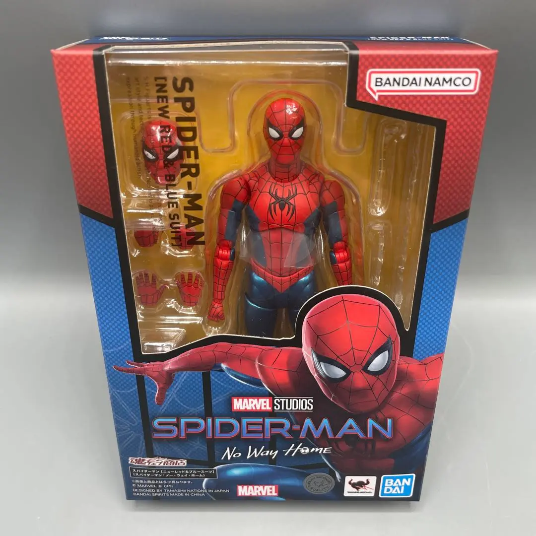 S.H.Figuartsスパイダーマンニューレッド&ブルースーツノーウェイホーム スパイダーマン：ノー・ウェイ・ホーム』のラストに登場した