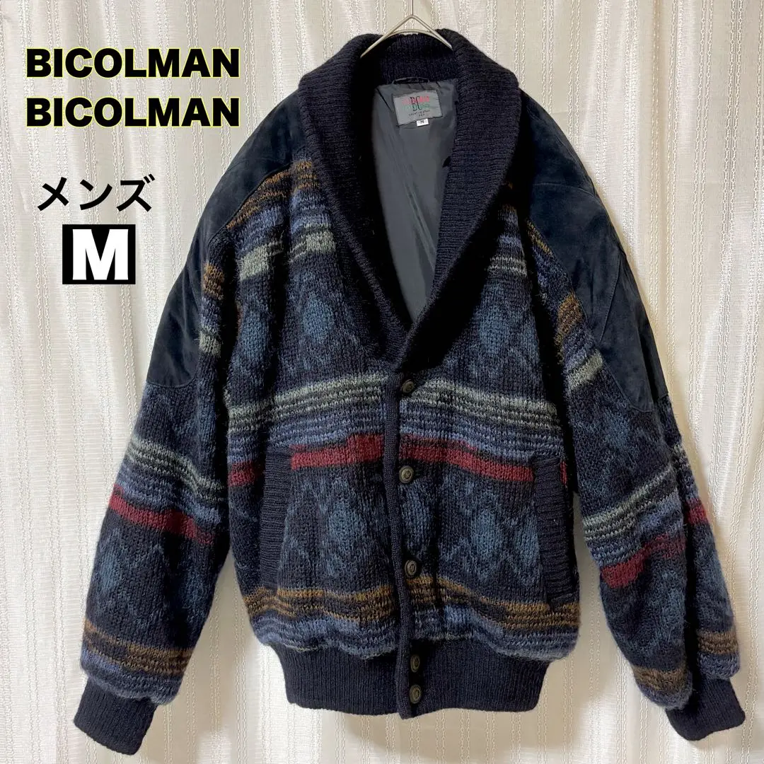 38302 BICOLMAN メンズ　セーター　グレー　Ｍ 38302 BICOLMAN メンズセーターグレーM