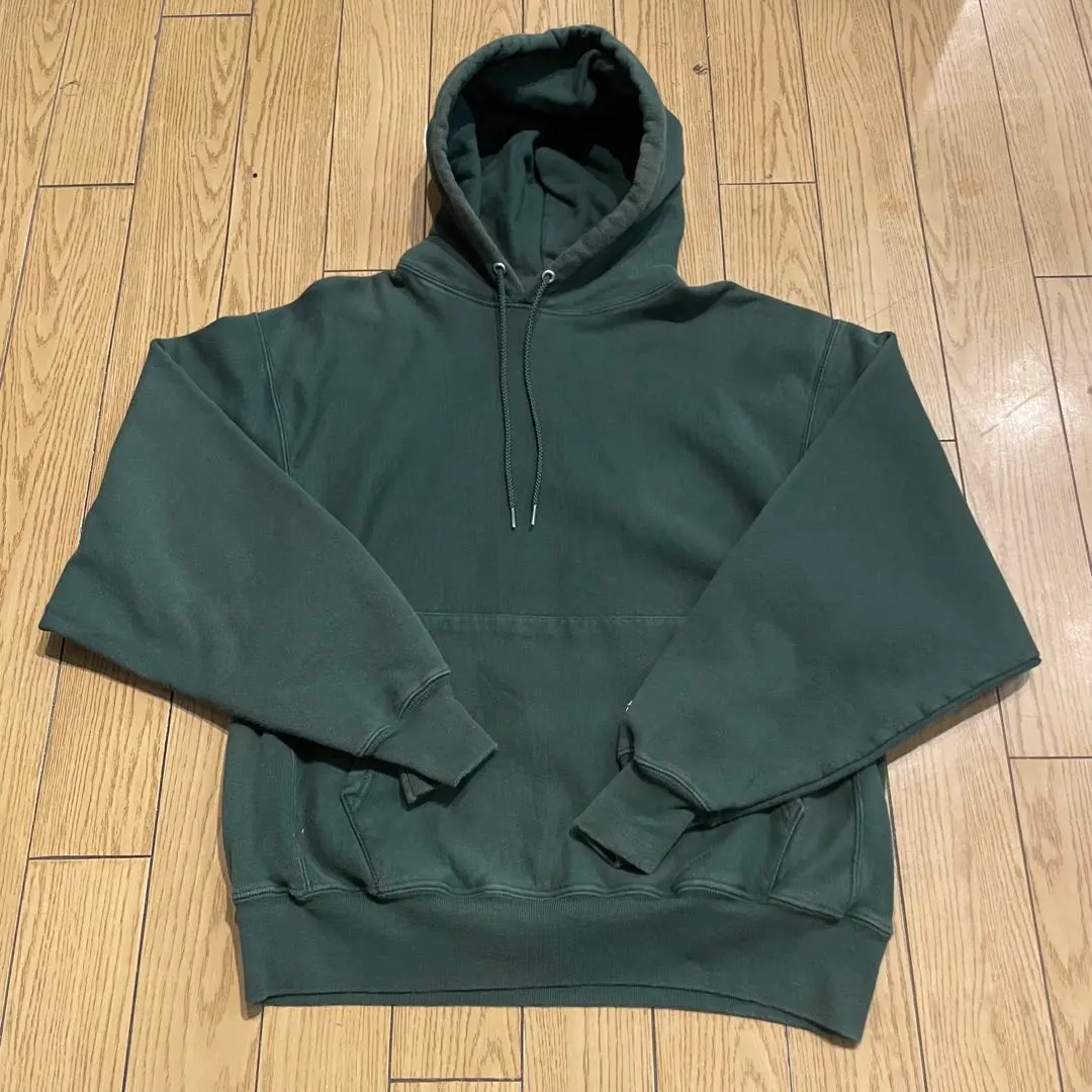 M-206 Champion 冠軍 帽T 綠色 古著 尺寸L 的縮圖