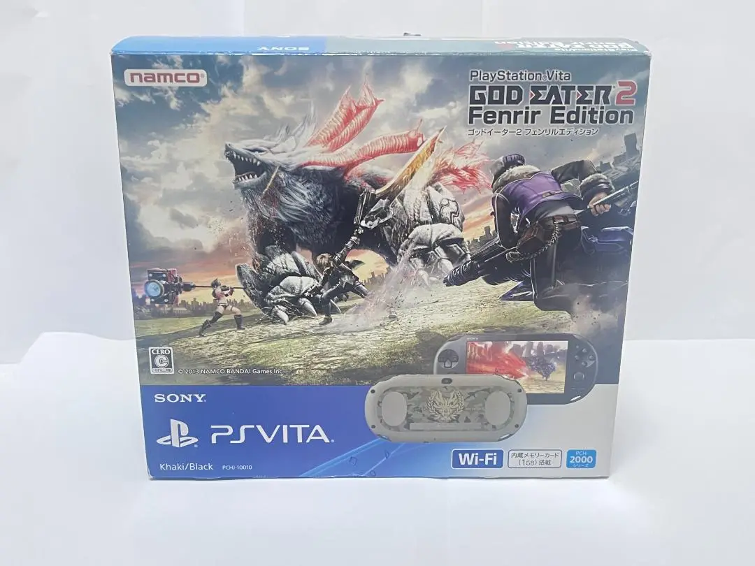 【未使用】PSVITA ゴッドイーター フェンリルエディション Sony PlayStation Vita God Eater 2 Fenrir Edition Khaki