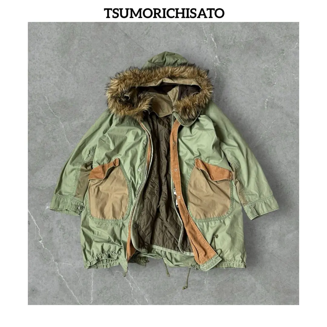 ツモリチサト モッズコート TSUMORI CHISATO - ツモリチサト モッズコート M オフホワイトの