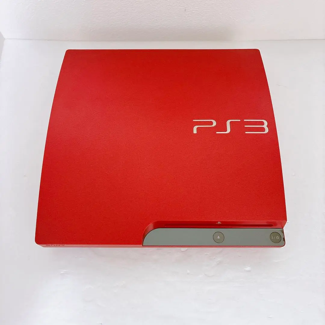 SONY - PlayStation3CECH-3000Bスカーレットレッドほぼ新品美品‼️ Sony PlayStation 3 PS3 CECH-3000B Scarlet Red 320GB Game