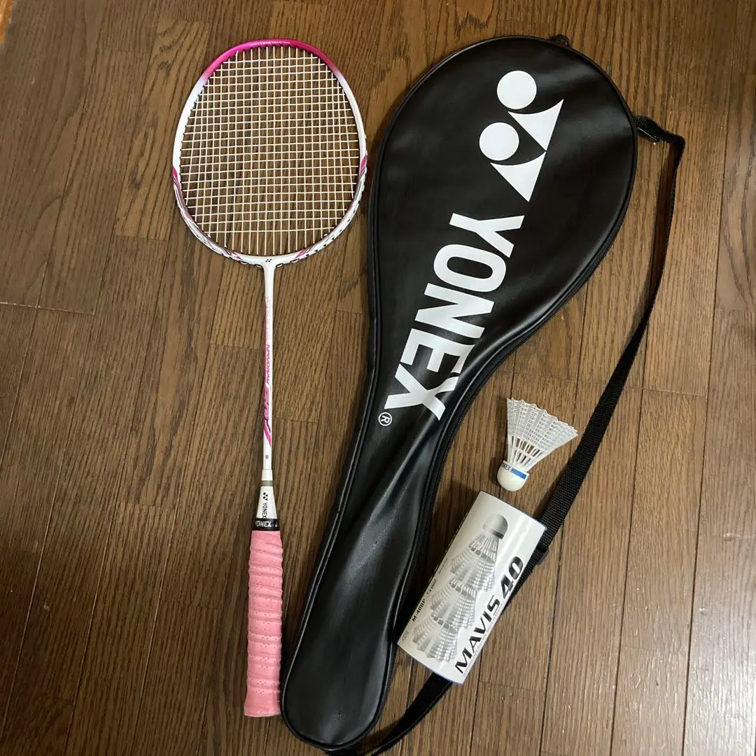 YONEX バドミントンラケット ナノレイ60 ケース＋グリップテープ付 初心者 YONEX バドミントンラケット ナノレイ60 ケース＋グリップテープ