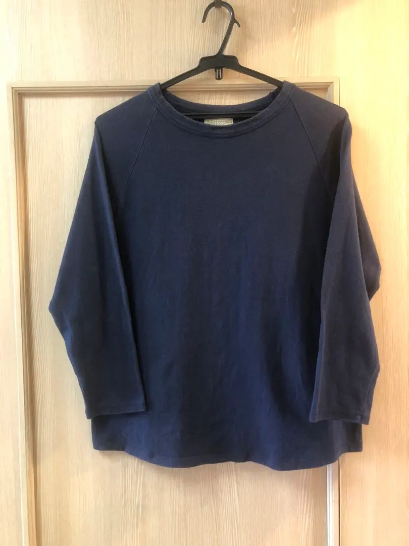 Thumbnail of Nakagawa Masashichi Shoten Navy 3/4 Sleeve Top