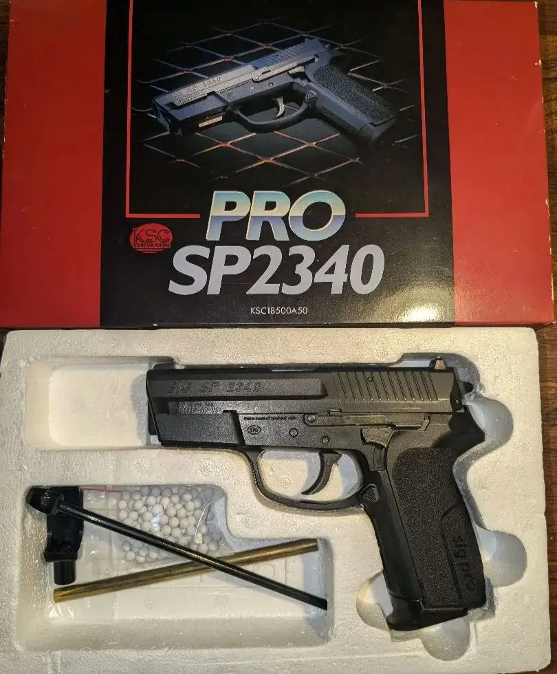 SP2340 ガスガン ブラック 2マガジン付き SP2340 ガスガン ブラック 2マガジン付き