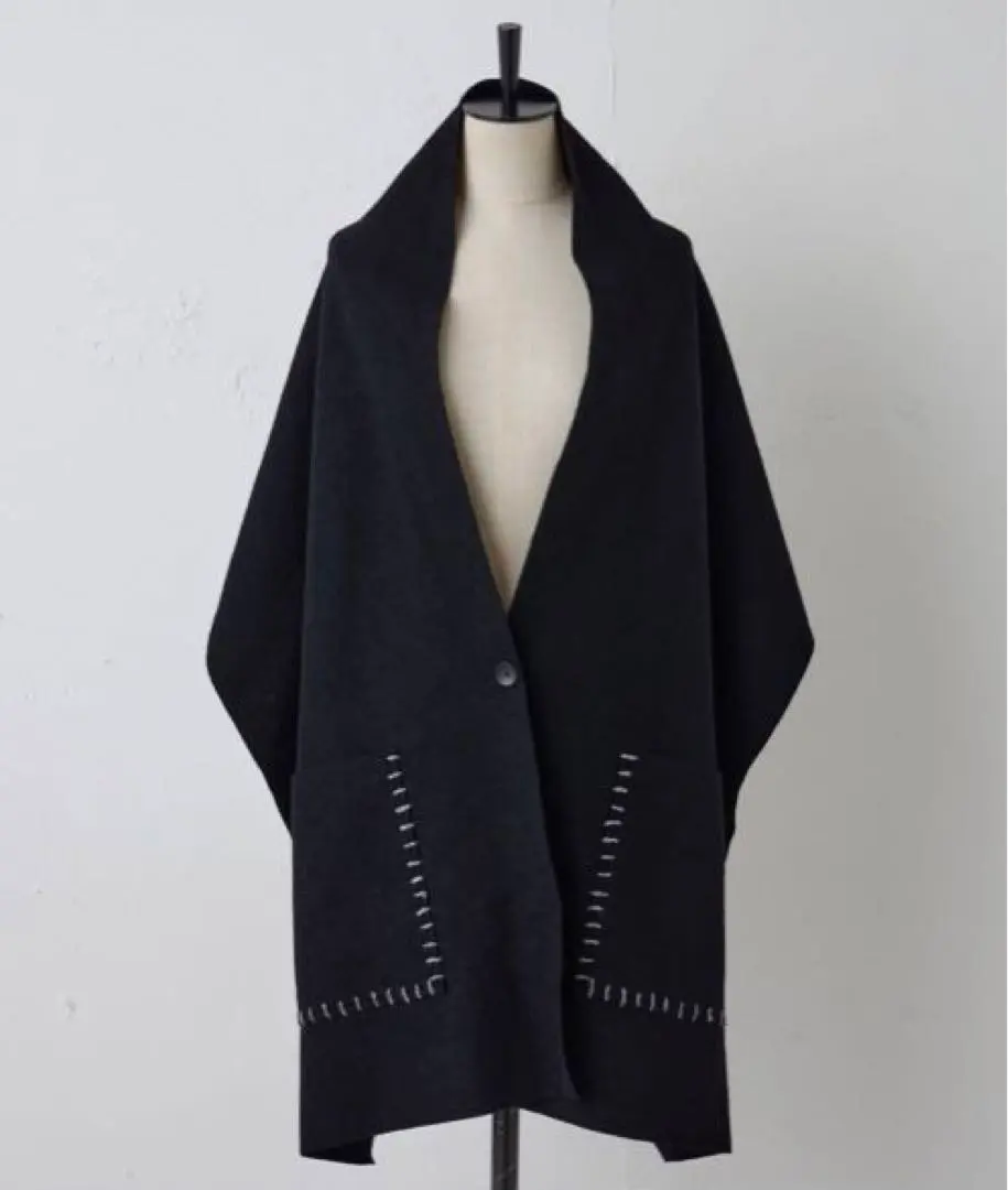 【定価44000円】BEARDSLEY VVTIAN　ストール付きデニムJK 定価44000円】BEARDSLEY VVTIANストール付きデニムJK