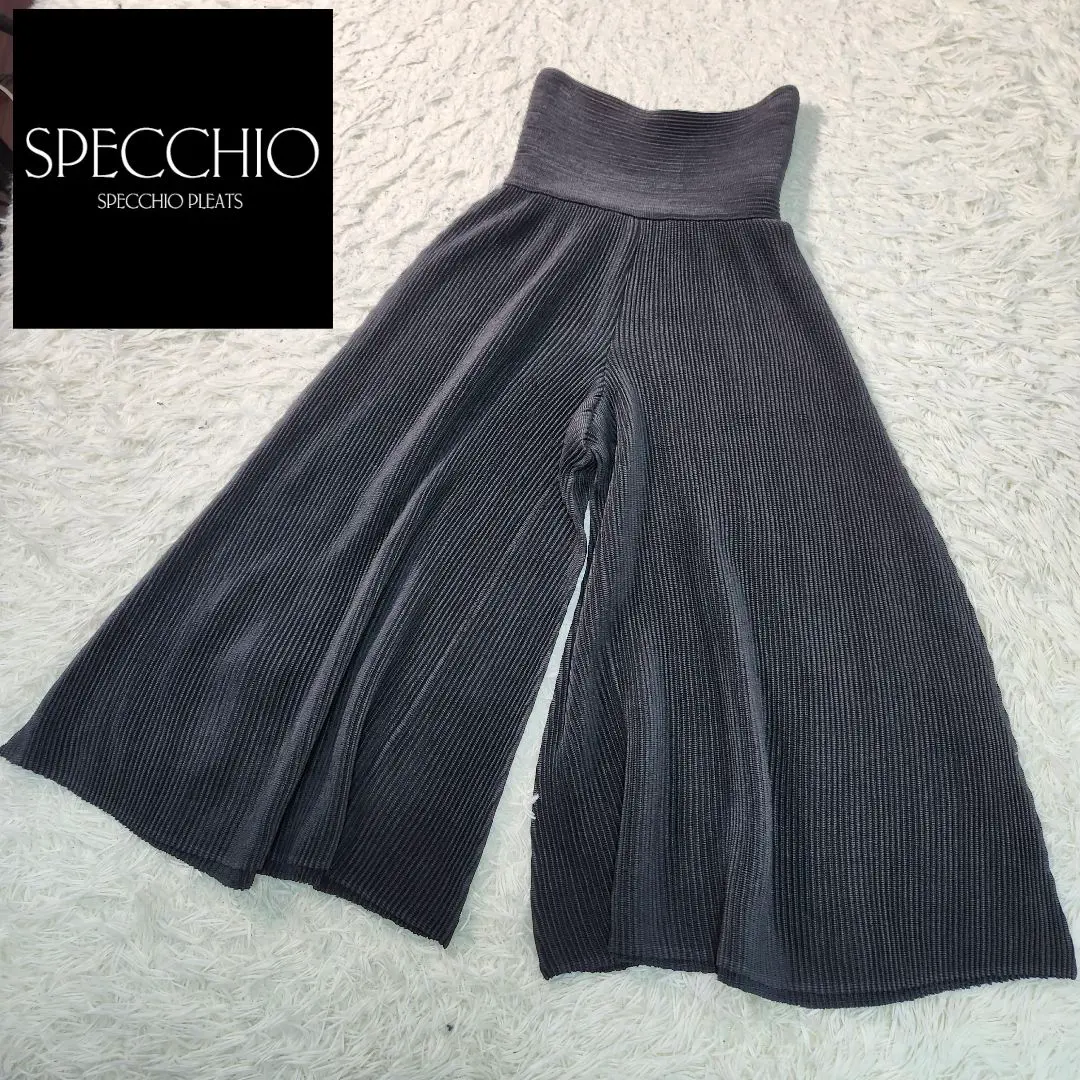 スペッチオ✴︎シャトルプリーツ✴︎ガウチョパンツ ✴︎Specchio Amazon | [SPECCHIO] [スペッチオ] シャトルプリーツ センター