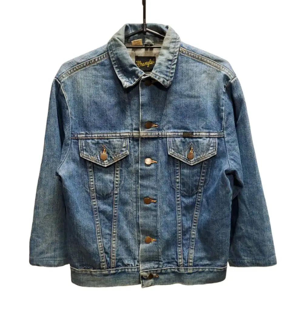 70s Wrangler 3rd 127MJ USA製 黒タグ デニムジャケット - メルカリ